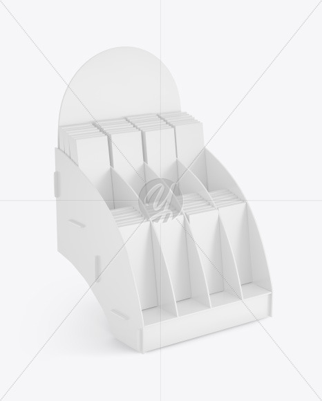 Display Box w  Boxes Mockup   Half Side View PSD #3