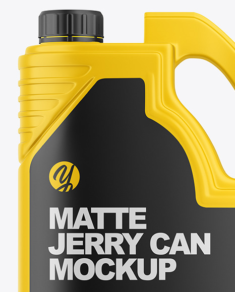 Matte Jerry Can Mockup PSD #2