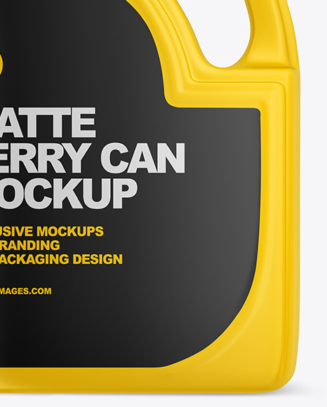 Matte Jerry Can Mockup PSD #1