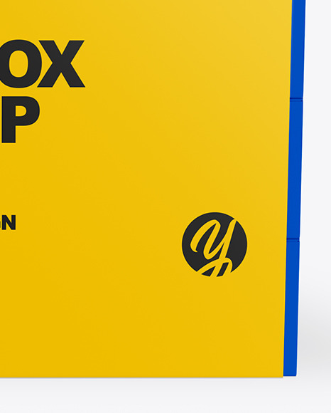 Paper Food Box with Sticks Mockup PSD #7