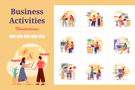 M333_ Business Illustration Pack