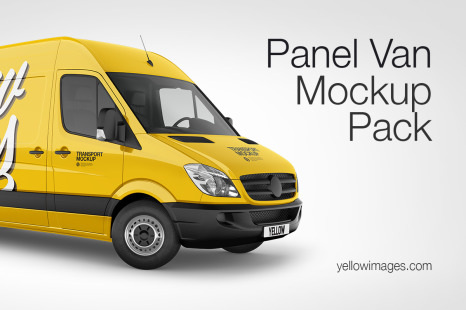 Panel Van Mockup Pack