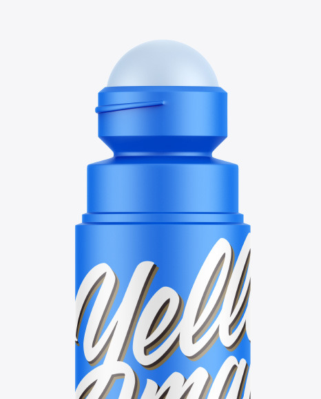 Matte Roll On Deodorant Mockup PSD #1