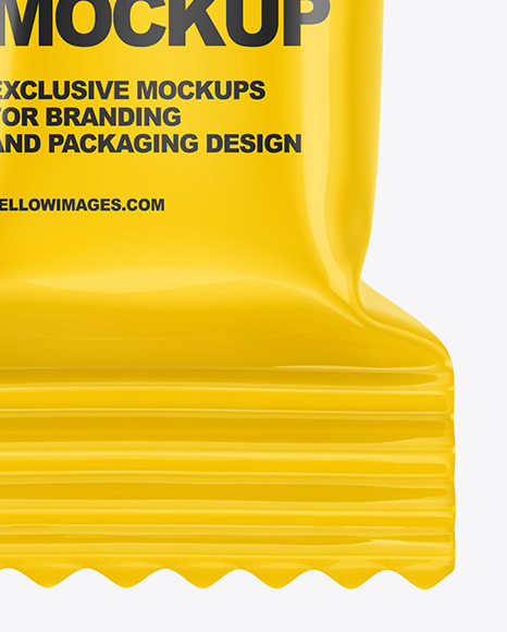 Glossy Snack Bar Mockup PSD #6