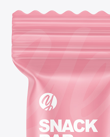 Matte Snack Bar Mockup PSD #1