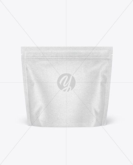 Kraft Paper Stand up Pouch Mockup PSD #3