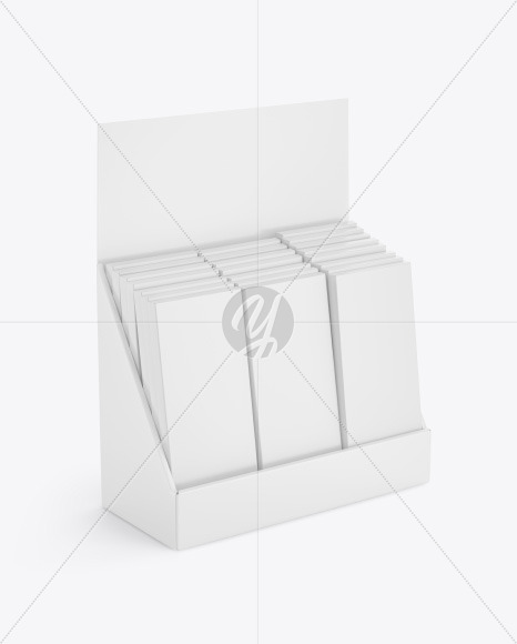 Display Box w  Boxes Mockup   Half Side View PSD #3