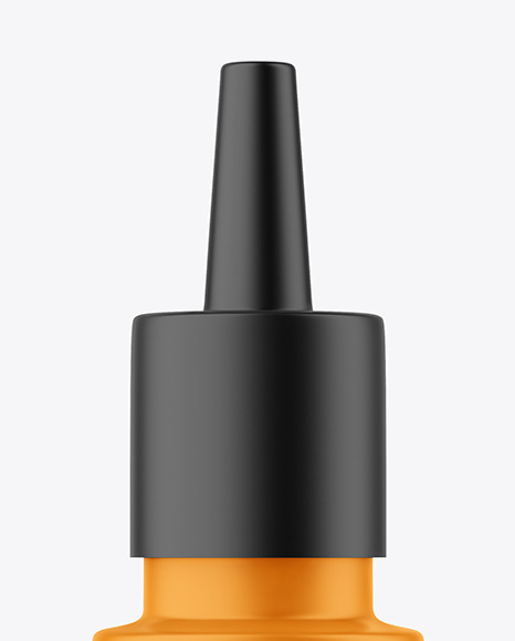 Matte Drops Bottle Mockup PSD #3