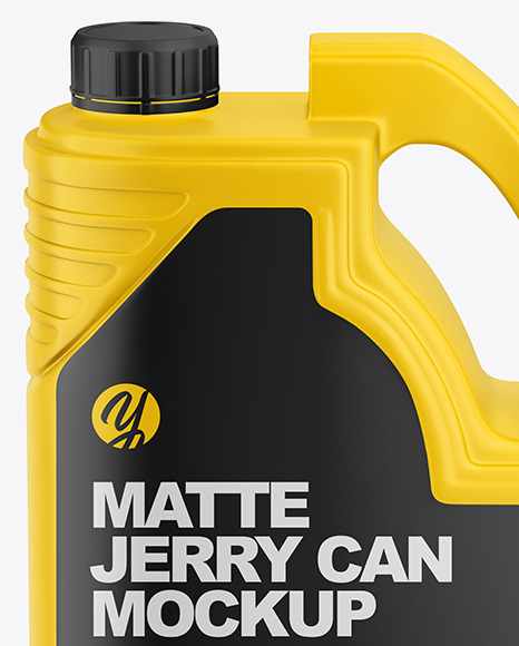 Matte Jerry Can Mockup PSD #2