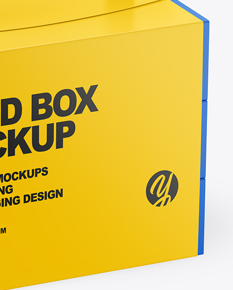 Paper Food Box with Sticks Mockup PSD #7