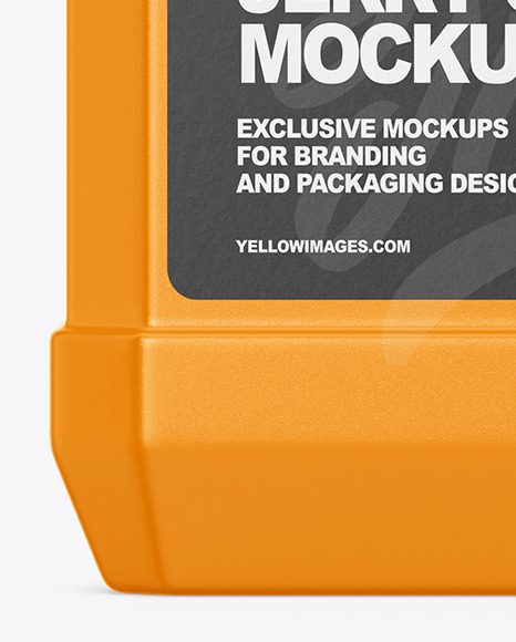 Plastic Jerry Can Mockup PSD #1