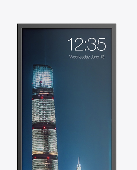 LED Citylight Stand Mockup PSD #2