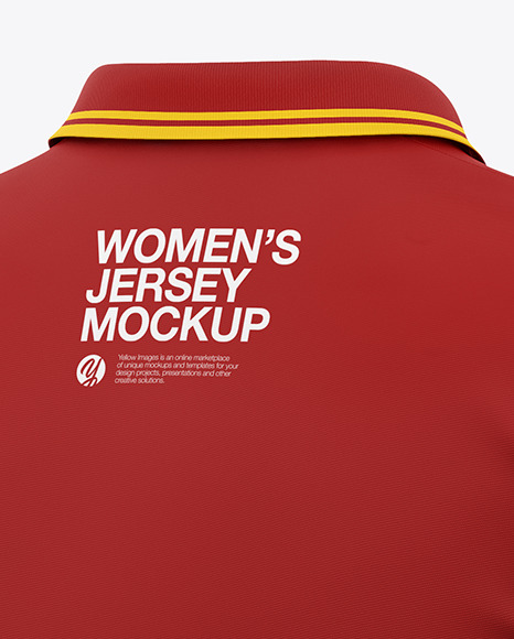 Women s Long Sleeve Polo Shirt Mockup PSD #2