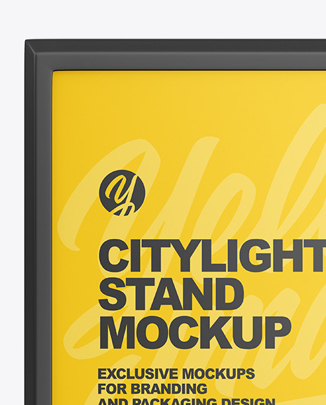 Citylight Stand Mockup PSD #2