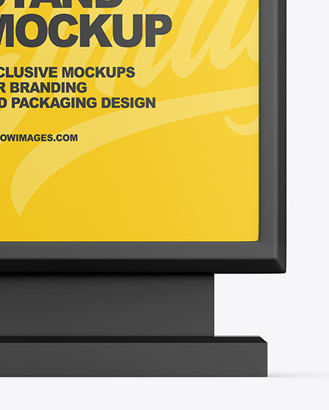 Citylight Stand Mockup PSD #1