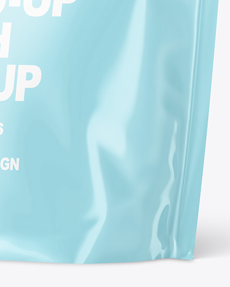 Glossy Stand up Pouch Mockup PSD #6