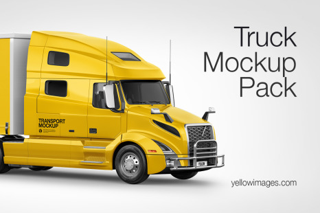 Box Truck Mockup Pack