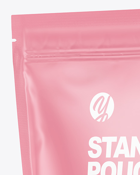 Matte Stand up Pouch Mockup PSD #1