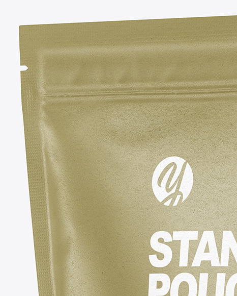 Paper Stand up Pouch Mockup PSD #1