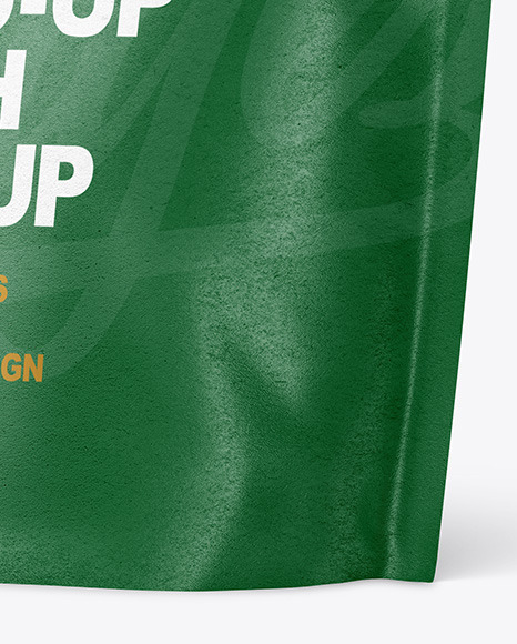 Paper Stand up Pouch Mockup PSD #6