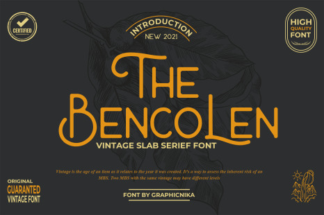 The Bencolen | Vintage Font