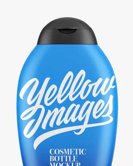 Plastic Shampoo Bottle Mockup PSD #2