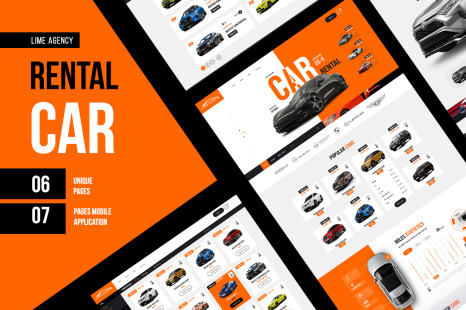 Luxury Сar Rental UI kit