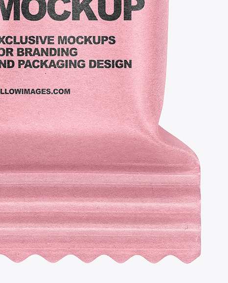 Kraft Paper Snack Bar Mockup PSD #6