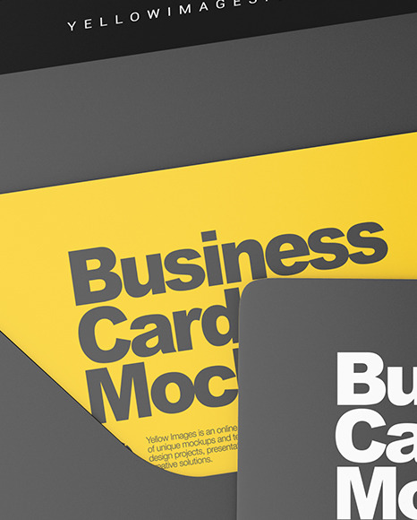Business Cards Cover Mockup PSD #2