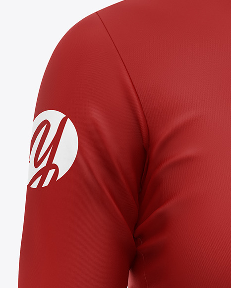 Women s Long Sleeve Polo Shirt Mockup PSD #6