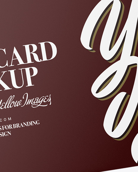 Gift Card Mockup PSD #2