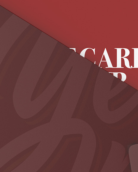 Gift Card Mockup PSD #1