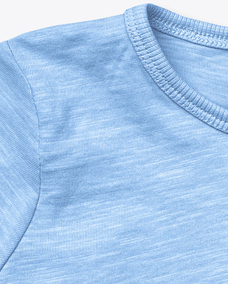 Baby Melange T Shirt Mockup PSD #2