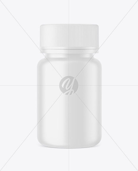 Matte Pills Bottle Mockup PSD #3