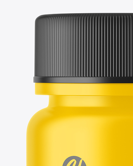 Matte Pills Bottle Mockup PSD #1