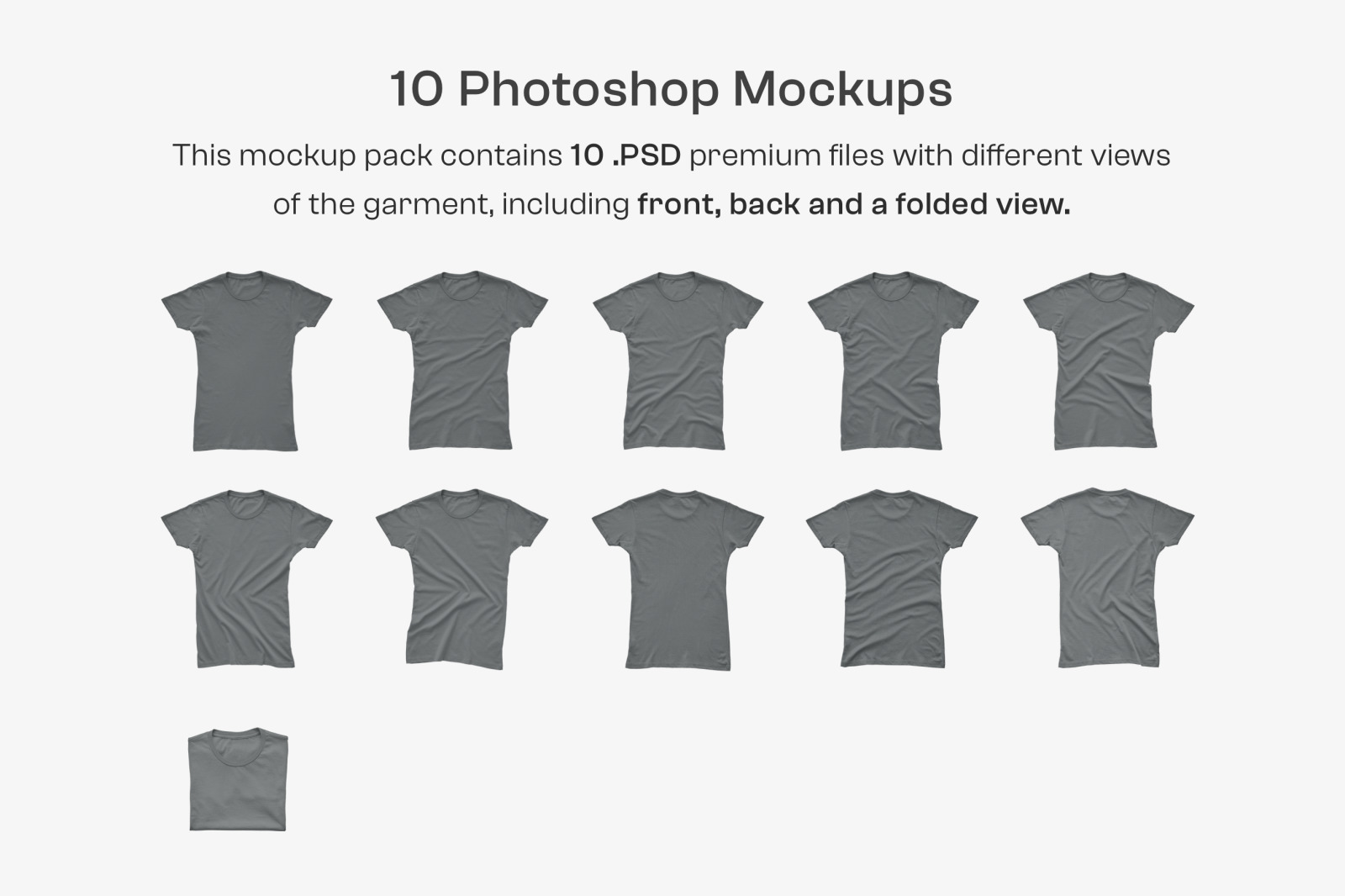 Alternative Women Basic Tee Mockups