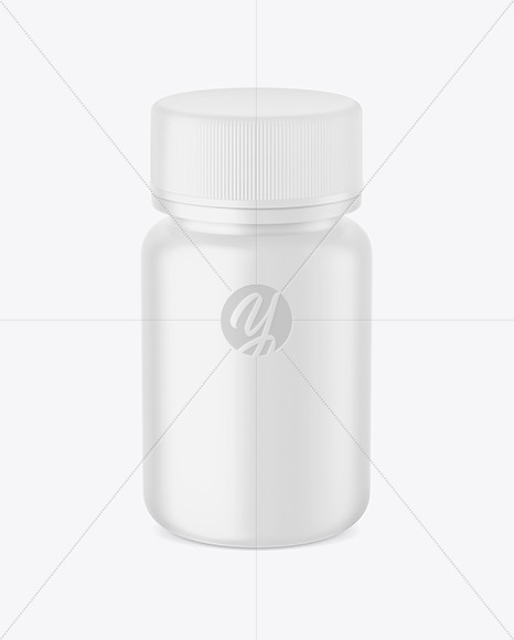 Matte Pills Bottle Mockup PSD #3