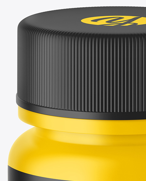 Matte Pills Bottle Mockup PSD #1