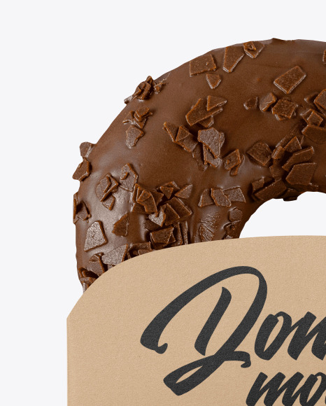 Donut with Holder Mockup PSD #1