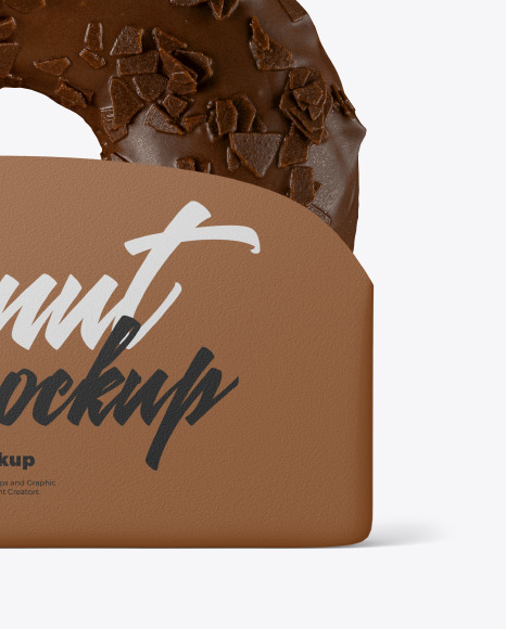 Donut with Holder Mockup PSD #6