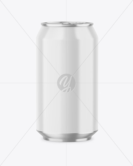 330ml Metallic Drink Can w  Glossy Finish Mockup PSD #3