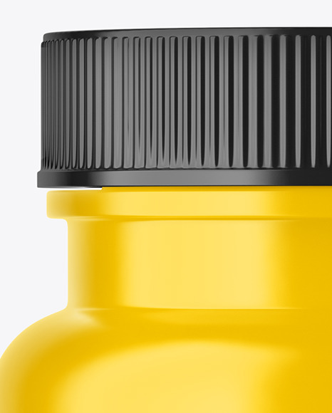 Matte Pills Bottle Mockup PSD #1