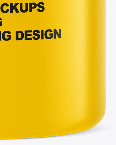 Matte Pills Bottle Mockup PSD #7