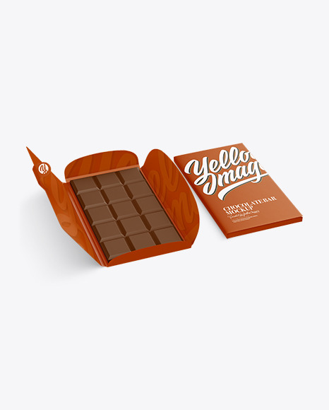 Two Chocolate Bars Mockup