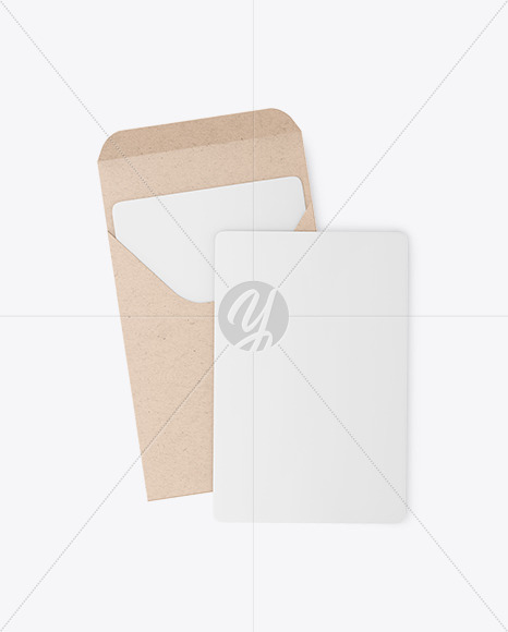 Kraft Paper Cover Business Cards Mockup PSD #3