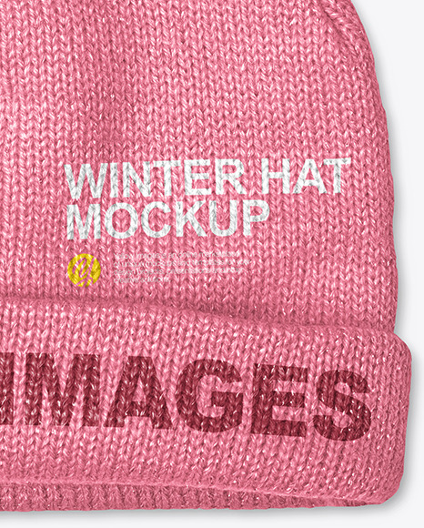 Baby Winter Hat Mockup PSD #6