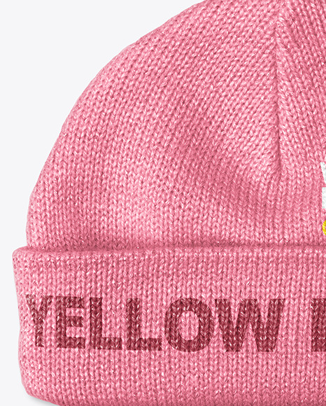Baby Winter Hat Mockup PSD #2