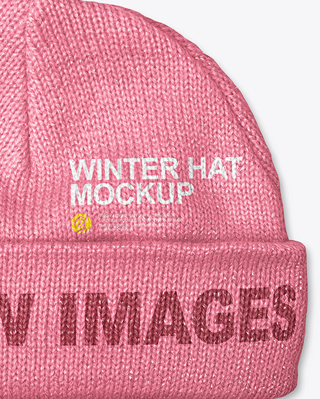 Baby Winter Hat Mockup PSD #1