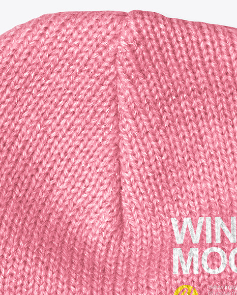 Baby Winter Hat Mockup PSD #7