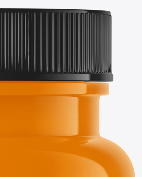 Glossy Pills Bottle Mockup PSD #1